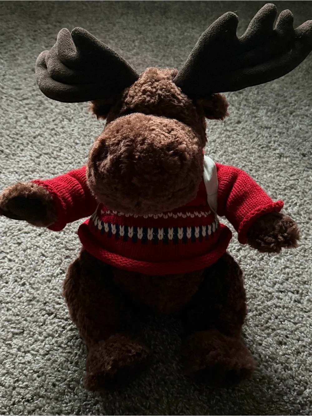 Vintage American Eagle Mac The Moose Plush 16”